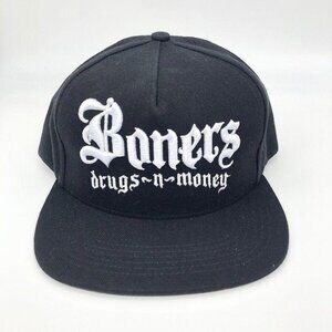 New UNIF Black "Boners Drugs n Money" Hat